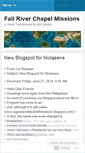 Mobile Screenshot of fallriverchapelmissions.wordpress.com