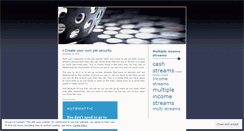 Desktop Screenshot of multiincomestreams.wordpress.com