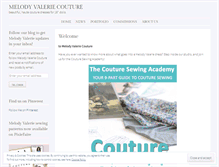 Tablet Screenshot of melodyvalerie.wordpress.com