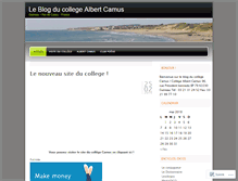 Tablet Screenshot of collegecamus.wordpress.com