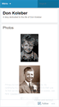 Mobile Screenshot of donkoleber.wordpress.com
