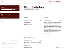 Tablet Screenshot of donkoleber.wordpress.com