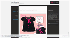 Desktop Screenshot of loveshopping2010.wordpress.com
