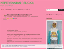 Tablet Screenshot of keperawatanreligionshalhaubaidsalim.wordpress.com