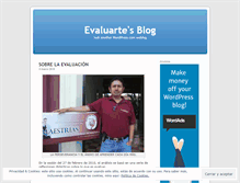 Tablet Screenshot of evaluarte.wordpress.com