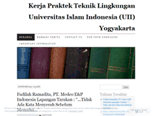 Tablet Screenshot of kerjapraktekenvirouii.wordpress.com