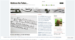Desktop Screenshot of motivosnofaltan.wordpress.com