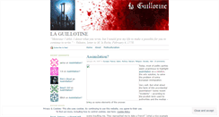 Desktop Screenshot of guillotine.wordpress.com