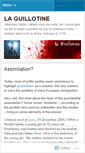 Mobile Screenshot of guillotine.wordpress.com