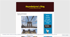 Desktop Screenshot of mayededyma.wordpress.com