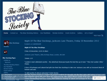 Tablet Screenshot of bluestockingssociety.wordpress.com