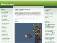 Tablet Screenshot of crits.wordpress.com