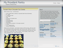 Tablet Screenshot of myprovidentpantry.wordpress.com