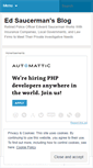 Mobile Screenshot of edwardsaucerman.wordpress.com