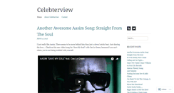 Desktop Screenshot of celebterview.wordpress.com