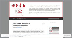 Desktop Screenshot of k2brandmarketing.wordpress.com