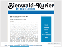 Tablet Screenshot of bienwaldkurier.wordpress.com