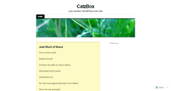 Desktop Screenshot of catzbox.wordpress.com