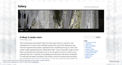Desktop Screenshot of fattery.wordpress.com