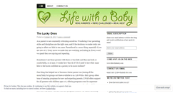 Desktop Screenshot of lifewithababyblog.wordpress.com