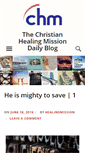 Mobile Screenshot of healingmission.wordpress.com