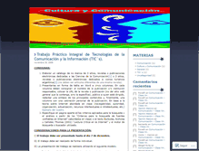 Tablet Screenshot of culturaycomunicacionmp.wordpress.com