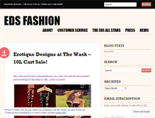 Tablet Screenshot of edsfashion.wordpress.com