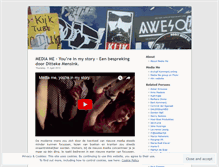 Tablet Screenshot of mediame.wordpress.com