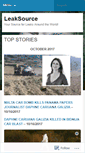 Mobile Screenshot of leaksource.wordpress.com