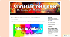 Desktop Screenshot of christianrethinker.wordpress.com