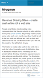 Mobile Screenshot of mrugsun.wordpress.com