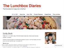 Tablet Screenshot of lunchboxdiaries.wordpress.com