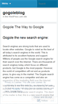 Mobile Screenshot of gogoleblog.wordpress.com