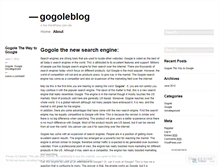 Tablet Screenshot of gogoleblog.wordpress.com