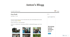 Desktop Screenshot of antonsolberg.wordpress.com