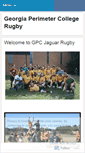 Mobile Screenshot of gpcrugby.wordpress.com