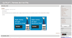 Desktop Screenshot of cpfila.wordpress.com