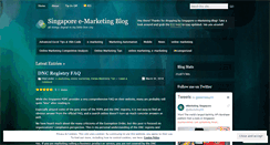 Desktop Screenshot of emarketingsingapore.wordpress.com