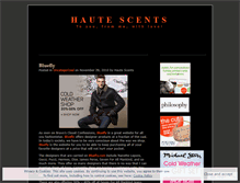 Tablet Screenshot of hautescents.wordpress.com