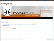 Tablet Screenshot of hockeyhouse.wordpress.com
