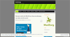 Desktop Screenshot of medzorg.wordpress.com