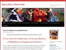 Tablet Screenshot of dancedocsthinktank.wordpress.com