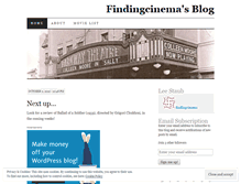 Tablet Screenshot of findingcinema.wordpress.com