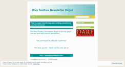 Desktop Screenshot of newsletterdepot.wordpress.com