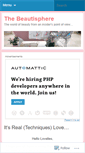 Mobile Screenshot of beautisphere.wordpress.com