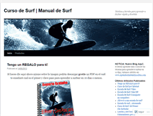 Tablet Screenshot of cursodesurf.wordpress.com