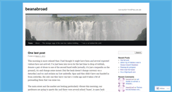 Desktop Screenshot of beanabroad.wordpress.com