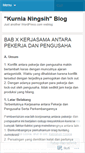 Mobile Screenshot of kurnianingsih31207335.wordpress.com