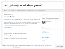 Tablet Screenshot of professergio.wordpress.com