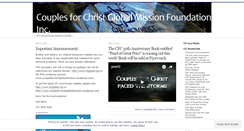 Desktop Screenshot of cfcglobalmission.wordpress.com